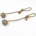 thumbnail image 1 of 2 Pack Dog Toy Ropes, Durable Chew Toy Dog Toy Ropes Teeth Cleaning for Dogs,Approx 40cm, 1 of 5