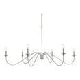 thumbnail image 3 of Living District Rohan 60" 6-Light Metal Chandelier in Polished Nickel, 3 of 8