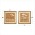 thumbnail image 3 of DecMode Brown Wood Farmhouse Wall Decor, Set of 2, 3 of 8