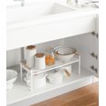 thumbnail image 5 of Yamazaki Home Countertop Wire Shelf, White, Steel + Wood, Supports 11 pounds, 5 of 7