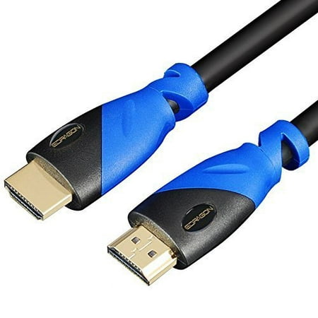 eDragon 1.5ft (0.5M) High Speed HDMI Cable Male to Male with Ethernet Black (1.5 Feet/0.5 Meters) Supports 4K 30Hz, 3D, 1080p and Audio Return