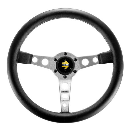 - MOMO Steering Wheel Prototipo Black Silver - 350mm