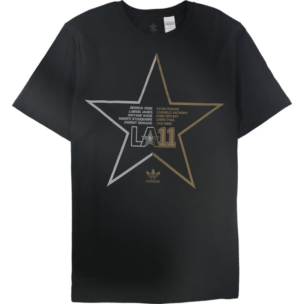 Adidas Mens LA 11 All Stars Graphic T-Shirt black XL