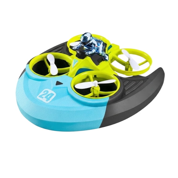 Mini 3 in 1 Indoor & Outdoor Remote Drone, RC Airplane Plane, RC Quadcopter Multirotor Helicopter, RC Car & RC Boat with Auto Hovering, 3D Flips, Headless Mode for Kids Birthday Gifts