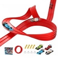 thumbnail image 1 of Bewildely Juego de pistas para niños, coches de juguete para montar con pista, fácil de guardar, sencillo y duradero, ideal para dormitorio Kits de construcción modelo, 1 of 6