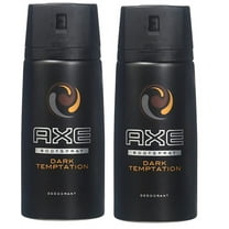 Axe Mens Deodorant, Body Spray, Dark Temptation,  Fragrance, 150ml, 5.07oz, 2 Pack