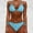 Blue, variant on IDALL Bikini Sets Bathing Suit Two Piece Push Up Tankini Sets Plus Size Beachwear Swimsuit Bikini Womens Swimsuits Micro Bikini Black L(Clearance Sales)