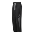 thumbnail image 5 of Elvqul Mens Pants Big and Tall Drawstring Joggers for Men Sports Elastic Waist Pants with Pockets Outdoor Casual Solid Pull On, 5 of 8