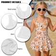 thumbnail image 6 of Yuyamidu Corgi Girls One Piece Swimsuits Hawaiian Skirted Bathing Suit for Kids Sleeveless Swim Dress Teens Bathing Suits, 6 of 7