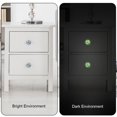 thumbnail image 3 of Snowflakes Round Glow-in-the-Dark Cabinet Knobs: Fluorescent Drawer Pulls 4-Pack, Complet– Suitable Kitchen Hardware, 3 of 6
