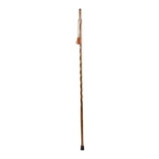 Brazos Twisted HitchHiker Brown Oak Wood Walking Stick 58 Inch Height