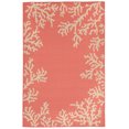 thumbnail image 1 of Liora Manne Terrace Coral Bdr Indoor/Outdoor Rug Orange 7'10"X9'10", 1 of 3