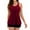 (Type 30)Wine, variant on Otvok Womens Athletic 2 Piece Tankini Swimsuits with Shorts Swim Tank Tops with Boyshorts Bathing Suits