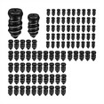 thumbnail image 2 of 100 PCS Tire Repair Rubber Nails, Screw in Tire Repair Plugs, Tire Repair Screws, Self-Service Tire Plugs Screw Type, Tire Repair First Aid Kit for Car, Motorcycle, Truck (50S+50L), 2 of 4
