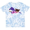 thumbnail image 3 of Inktastic African American Girl, Cape, Superhero Girl Girls Toddler T-Shirt, 3 of 5