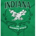 thumbnail image 2 of Indiana Cute Floral Bald Eagle Indy Women's Graphic T Shirt Tees Brisco Brands M, 2 of 6