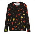 thumbnail image 4 of Edvintorg Women Long Sleeve Tops Dressy Casual Business Work Shirt Fall Trendy Clothes Lightweight Loose Blouses Plus Size, 4 of 8