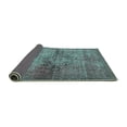 thumbnail image 2 of Ahgly Company Indoor Square Oriental Turquoise Blue Traditional Area Rugs, 3' Square, 2 of 4