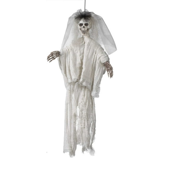 Hanging Light Up Ganz Female Halloween Skelton Decoration (20 Inch)