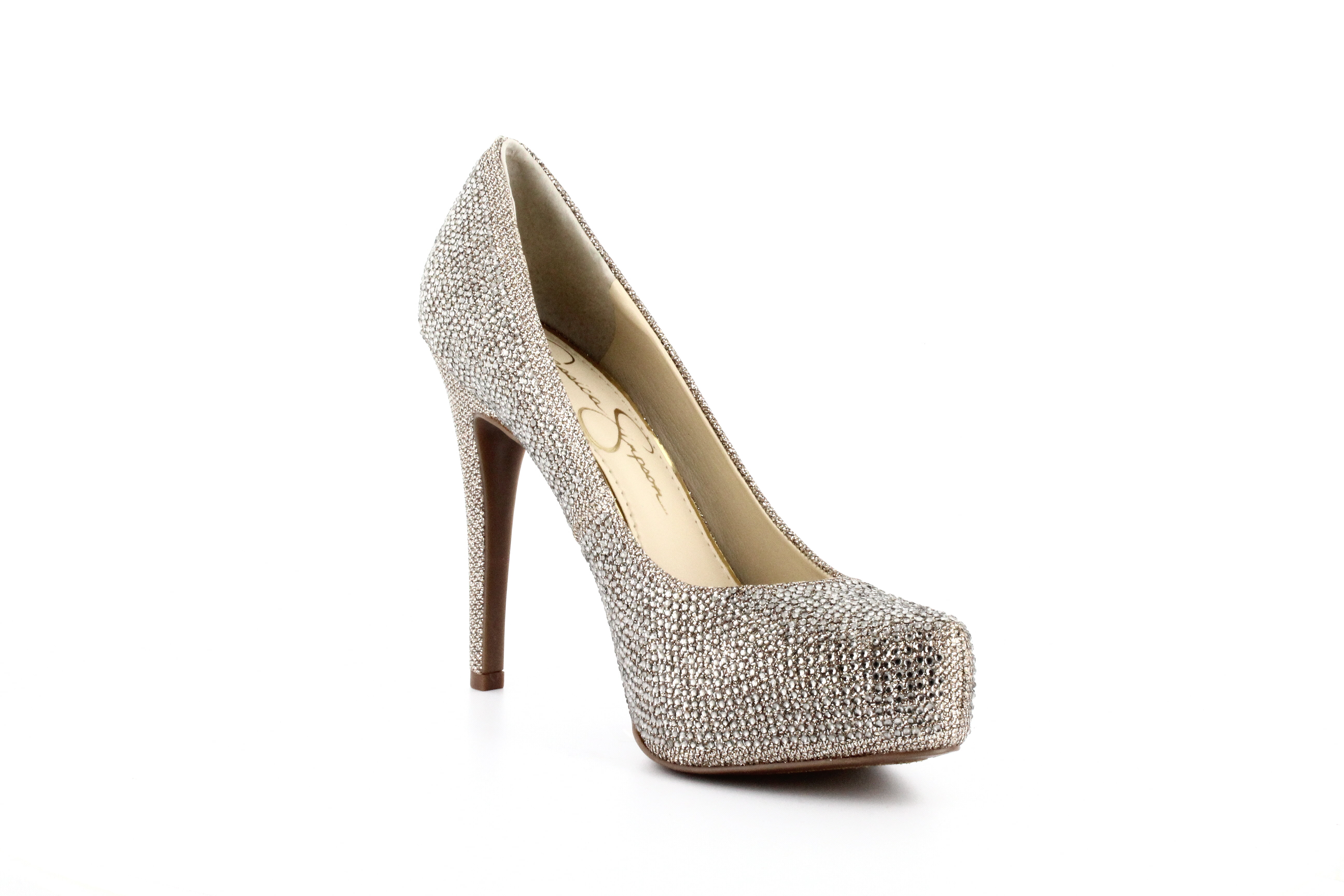 Jessica Simpson - Jessica Simpson | Parisah 2 Platform Pumps | Gold | Size 6.5 - Walmart.com 