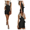 thumbnail image 6 of Okbabeha Women Solid Color Playsuit, Sleeveless Off-the-shoulder One-piece, 6 of 8