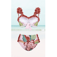 thumbnail image 2 of Meloria Swim and Fashion Retro Floral Decor Batch Printing Padded Underwire High Waist Tankini Set, 2 of 3