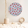 thumbnail image 5 of Kdxio Strawberries Bone China Decorative Plate Ceramic Decorative Plate for Home Office Wall Stand Decorative Plates for Home Bedroom-8in, 5 of 6
