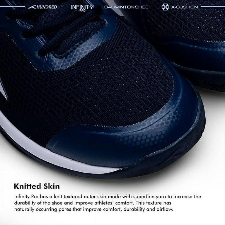 HUNDRED Infinity Pro Mens Badminton Sports Shoes (Non Marking