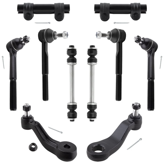 BOXI 10pc Complete Front Suspension Kit Fit for Chevrolet Blazer 1993-1994 / Chevy for GMC K1500 K2500 Suburban K3500 Tahoe Yukon 1993-2000 4WD / K6447 K6335 K6428 ES2836 ES2838 ES2004
