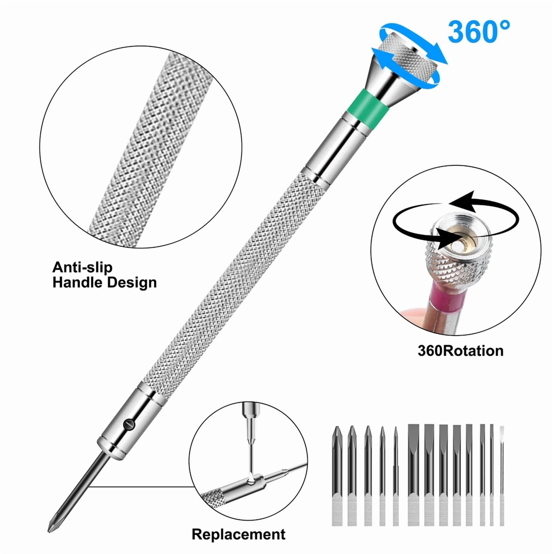 13Pcs Precision Screwdriver Set For Watch Glasses Jewelry Electronic Repair Tool
