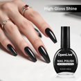 thumbnail image 4 of Esmalte de uñas OpenLive Black, 16,5 ml, secado rápido y duradero, 4 of 7