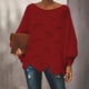 thumbnail image 5 of Suéter de punto básico holgado informal de estilo europeo y americano para mujer de principios de primavera, 5 of 6
