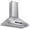 Silver, variant on KOSTCH 36 inch Convertible Ducted Wall-Mount Range Hood, 600 CFM Kitchen Vent Hood with 3 Speed Exhaust Fan & LED Light, Kitchen Range Hood with Touchscreen Control Panel & Remote Control