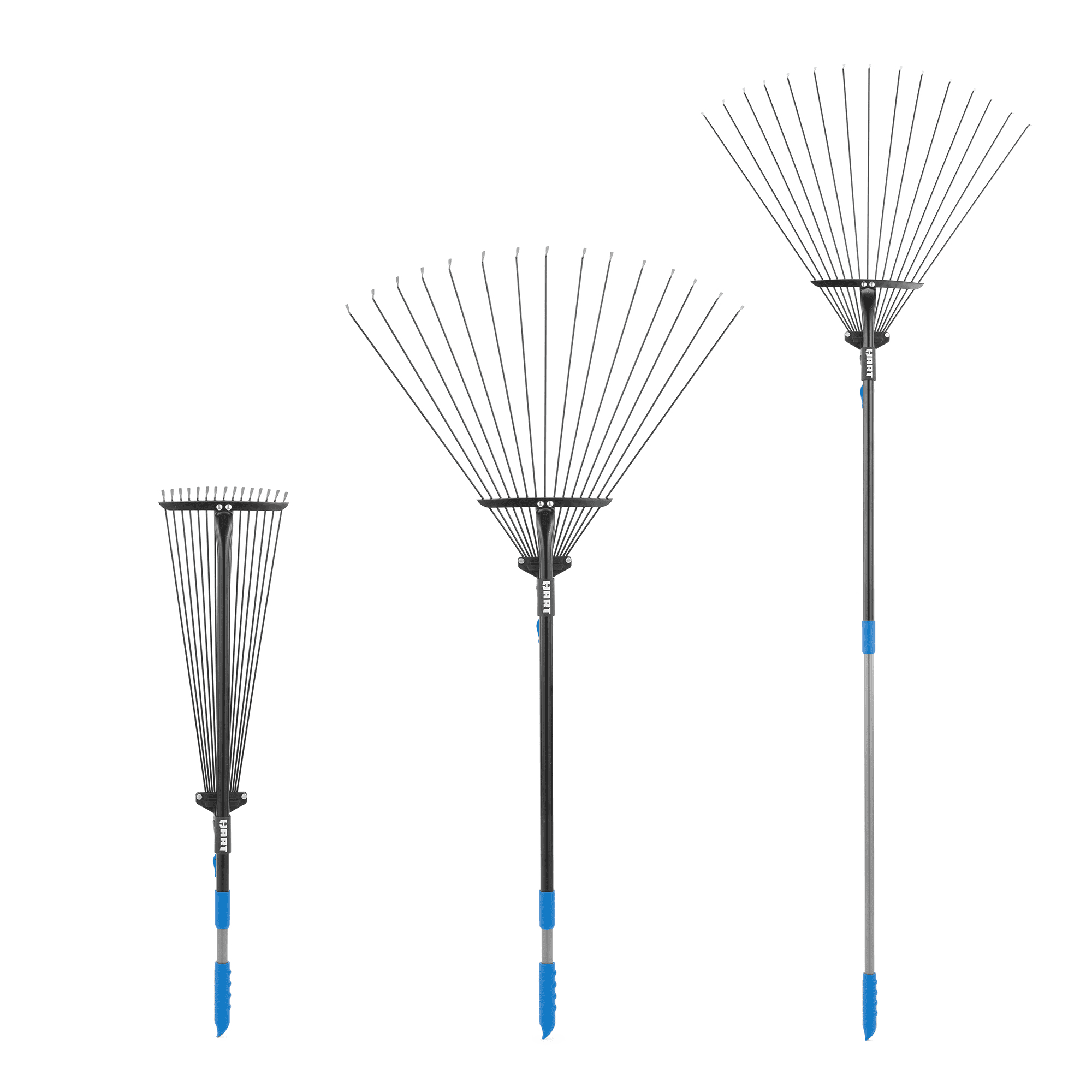 Image of Lawn rake with telescoping handle