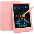 thumbnail image 1 of Tableta de escritura LCD, tableta de dibujo con tablero para garabatos de 10 pulgadas (rosa), 1 of 4