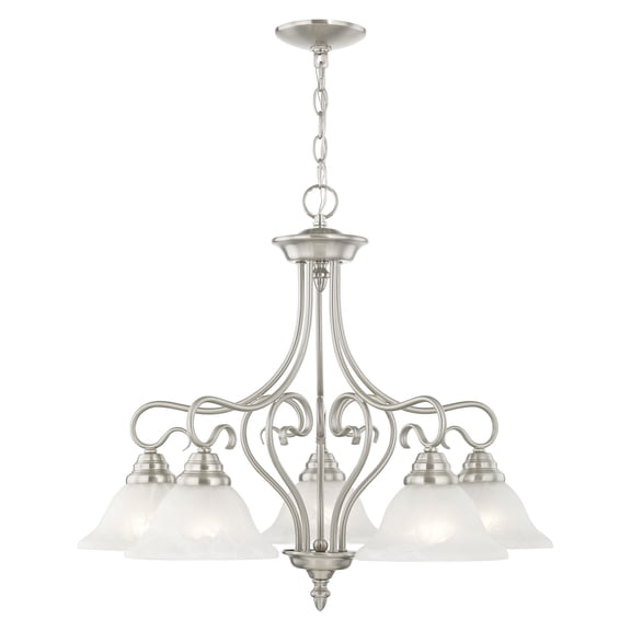 Livex Lighting Coronado Chandelier in Brushed Nickel