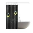 thumbnail image 2 of WOPOP Funny Animals Black Cat Shower Curtain, Cute Kitten Polyester Fabric Shower Curtain Bathroom Sets with Hooks 60x72 Inches, 2 of 3