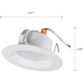 thumbnail image 6 of Sylvania 40626 - LED/RT4/675/940/G2/CEC LED Recessed Can Retrofit Kit with 4 Inch Recessed Housing, 6 of 7