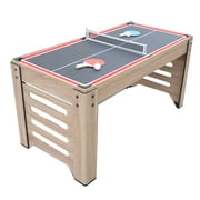 Hathaway Madison 6-in-1 Multi Game Table with Foosball, Table Tennis, 54-in
