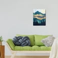 thumbnail image 2 of 12x16 Inch Modern Mountain Decor Watercolor Forest Wall Art, Adds a Natural Touch to Your Living Room or Bedroom, 2 of 7