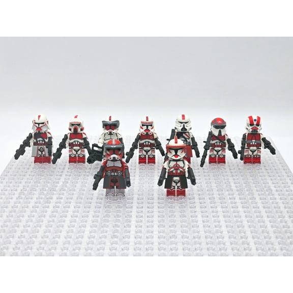 Star Wars Coruscant Guards Assortment Custom Minifigures Assortment Set 9pcs (Set-9pcs)