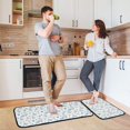 thumbnail image 6 of 2-Piece Kitchen Mat Set Non Slip Washable Floor Mats Decorative Rugs for Kitchen Sink Laundry Spring Plants and Easter Egg, 6 of 7