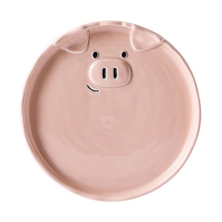 

Qeeadeea Ceramic Soup Plate. Stackable Pasta Plate 19cm Deep Salad Plate Microwave And Oven Safe.-pig-19cm×19cm