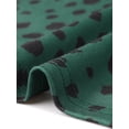 thumbnail image 5 of Agnes Orinda Women's Plus Size St. Patrick's Day Polka Dot 3/4 Sleeve  Blouses Casual Tunic Crew Neck Shirts 1X Dark Green, 5 of 6