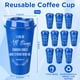 thumbnail image 2 of Tazas de café Skylety Bible Verse, 16 onzas, reutilizables, paquete de 20 unidades, azules, 2 of 7