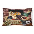 thumbnail image 1 of Carolines Treasures AMB1362PW1216 The Next Generation Labrador Fabric Decorative Pillow, 1 of 3