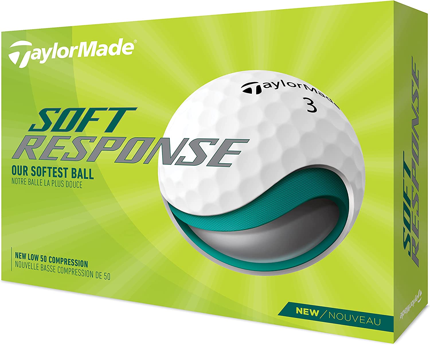 TaylorMade Soft Response Golf Balls White - image 3 of 5