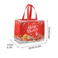 thumbnail image 3 of Eolstice Extra-Capacity Reusable Shopping Tote, Holiday Themed Grocery Bag, Versatile For Errands Gift Packaging Party Favors, 3 of 5