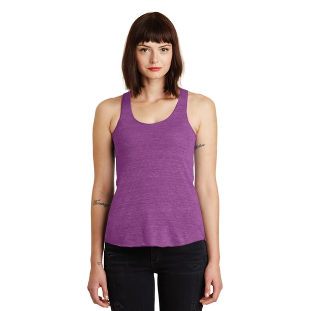Camiseta sin mangas alternativa Meegs Racerback Jersey para mujer, Eco True Huckleberry, pequeña Ropa alternativa 01927E1-560