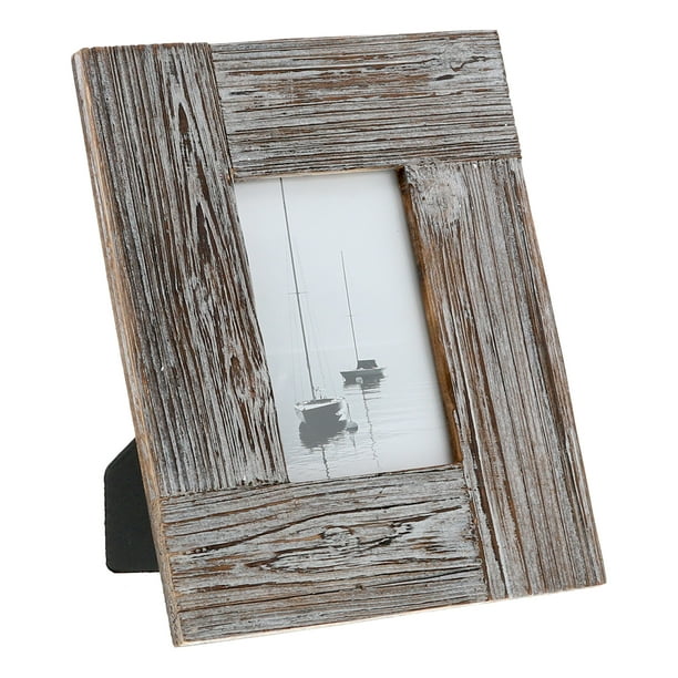 Barnyard Designs Rustic Farmhouse Distressed Picture Frame - Unfinished ...